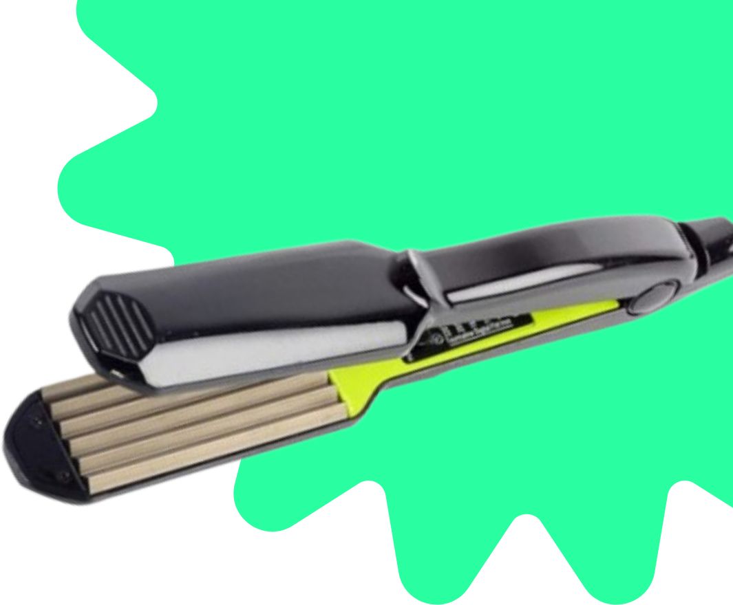 VOGER PRO Professional Crimping Machine for Hair Electric Hair Crimper Hair Straightener-image-4