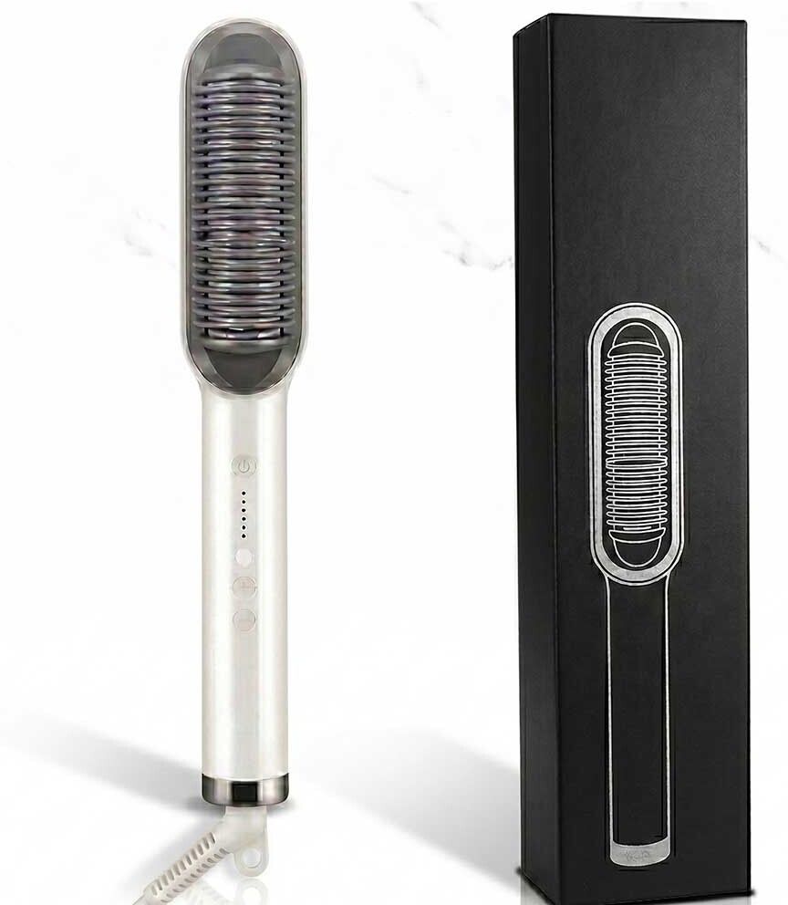 Frinzoo Portable Hair Straightener Comb with Lightweight Easy Use Design Hair Straightener-image-37