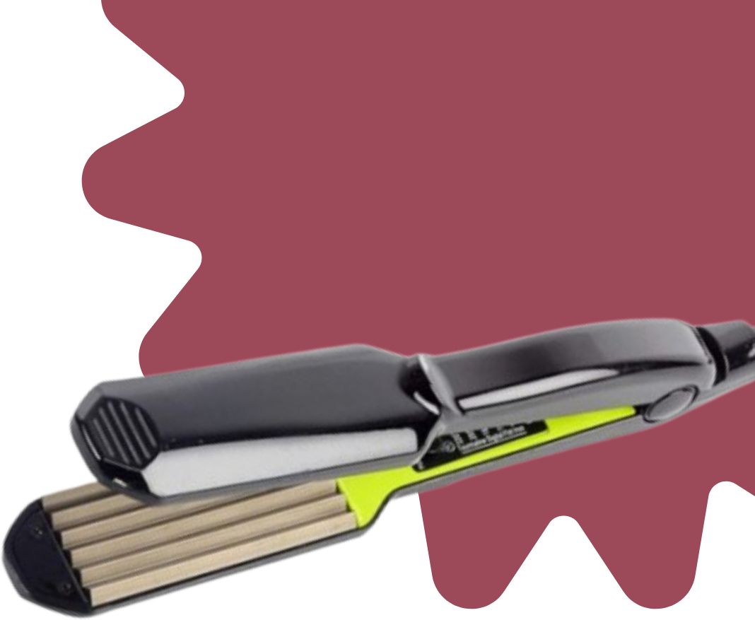 VOGER PRO Professional Crimping Machine for Hair Electric Hair Crimper Hair Straightener-image-5
