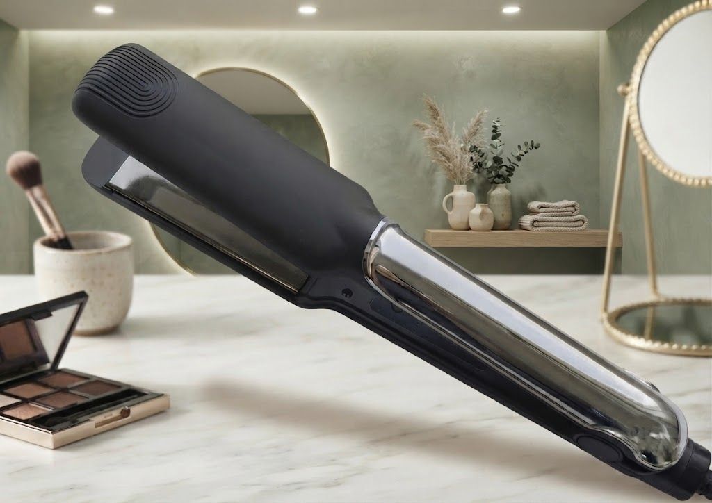 Viktarma Professional Hair Straightener with Ceramic Tourmaline 1.5" Extra-Wide Plates, 4 Adjustable Temperature Settings, Ionic Technology, 360° Swivel Cord Hair Straightener-image-35