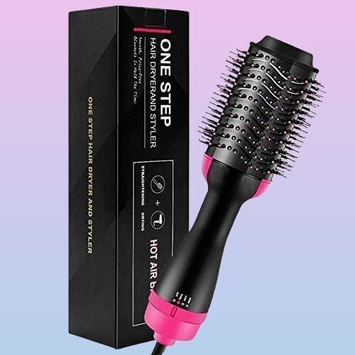 DIJA One Step Hair Blowdryer as well as Volumiser Hot Air Comb oneestep113 Hair Straightener-image-48