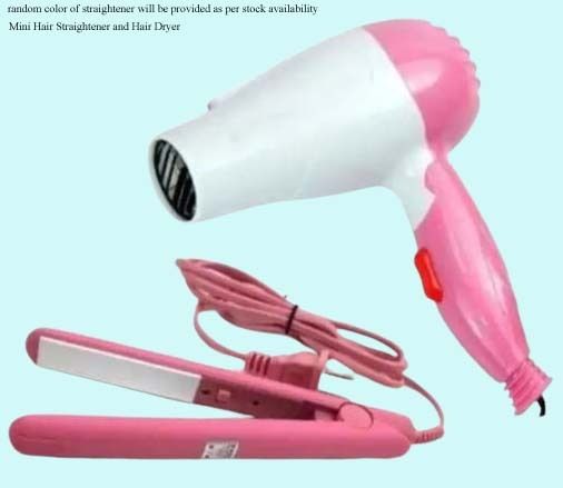 mahitek Hair Dryer and Mini Hair Straightener Combo Women Personal Care Appliance Combo Powerful Electric Travel Small Foldable Blow Dryer Hair Styler-image-46