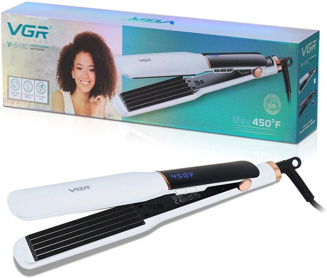 VGR V-519 Professional Hair Straightener with Slim Ceramic Plate, Adjustable Heat V-519 Hair Straightener-image-36