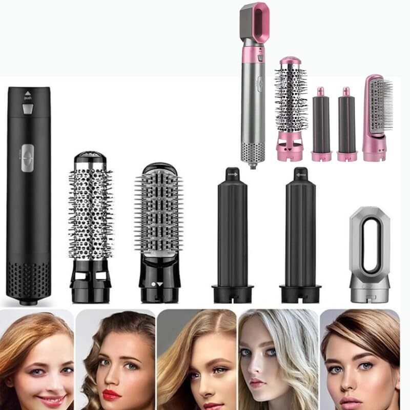DRUMSTONE Ultimate Hair Tool For Womens (Black+Pink) C290.BlackG013HairStyler+PnkG013HarStylr Hair Styler-image-2