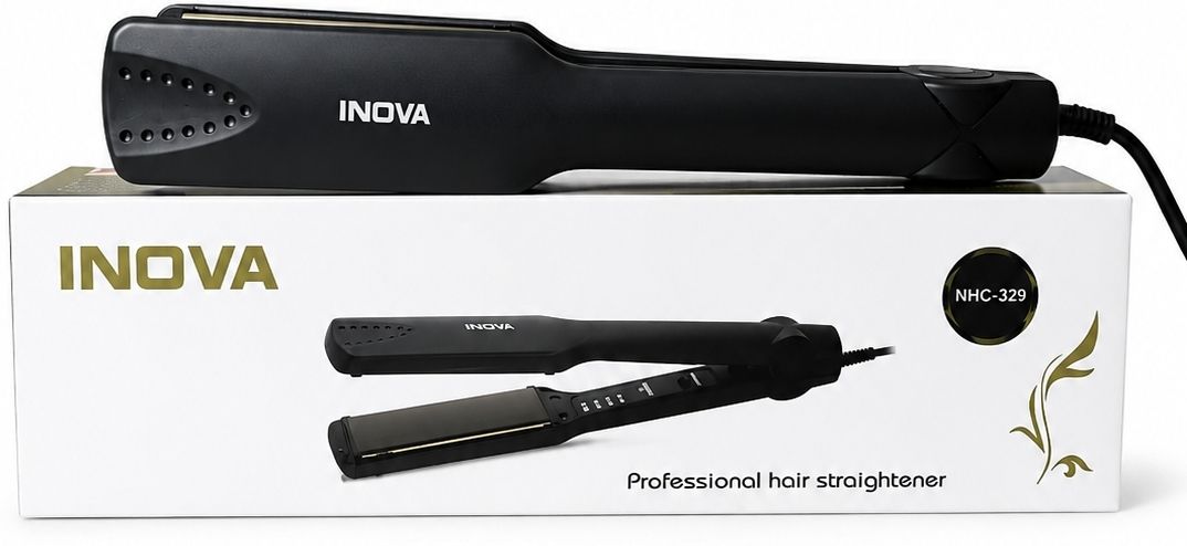 shivlax Hair Straightener with Ceramic Coated Plates | Quick Heating Hair Styler | Black Hair straightener 01 Hair Straightener-image-30