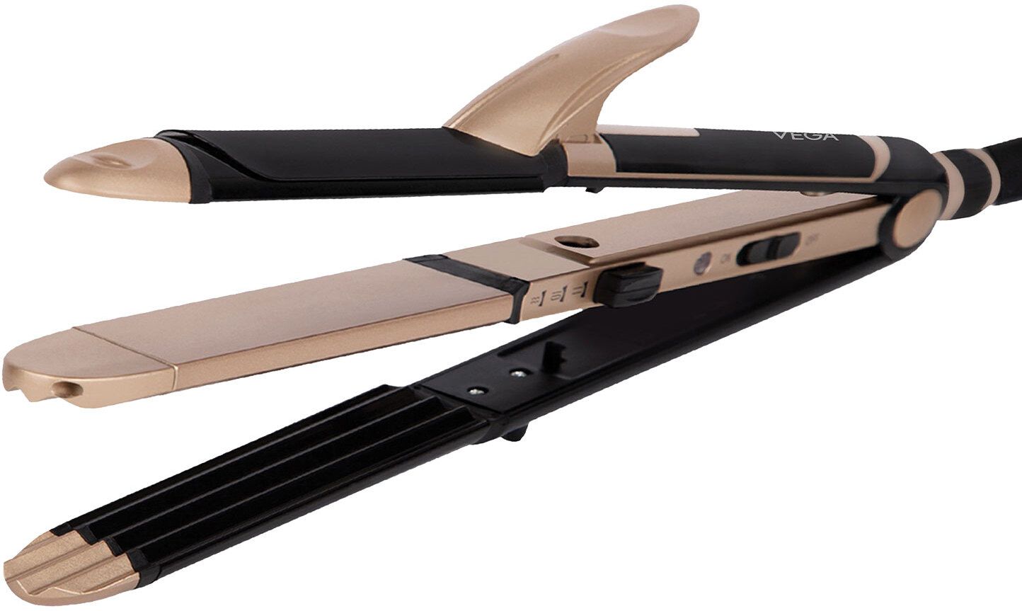 VEGA 3 In 1 : Curler & Crimper Straightener VHSCC-01 Hair Straightener