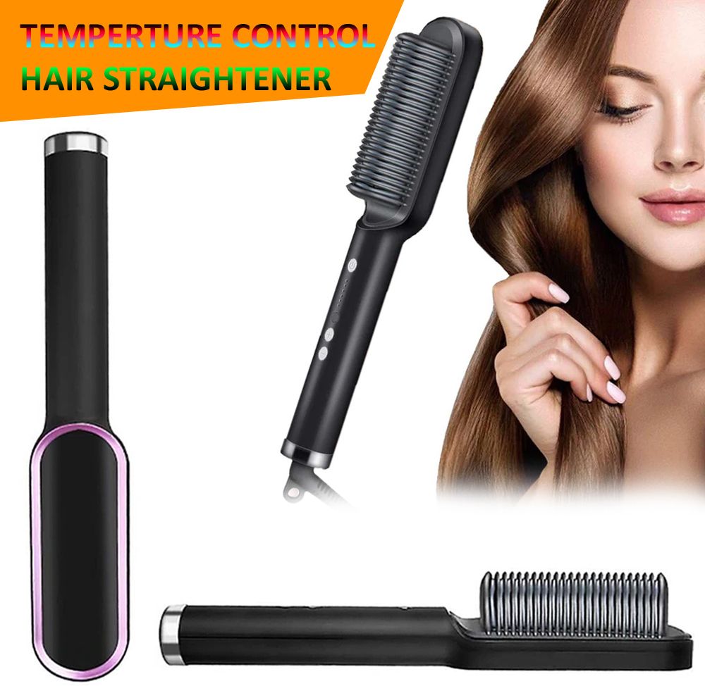 APRO Professional Electric Hair Straightener Comb Hair Brush For Women Hair Straightener Brush Hair Straightener Brush-picture-13