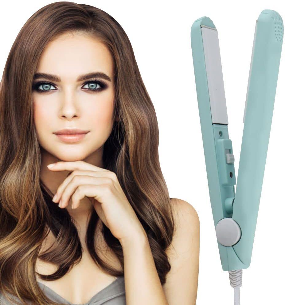 Swagmee Hair Straightner Mini Flat Iron Straightens & Curls Hair Suitable For All Hair Straightener-image-25