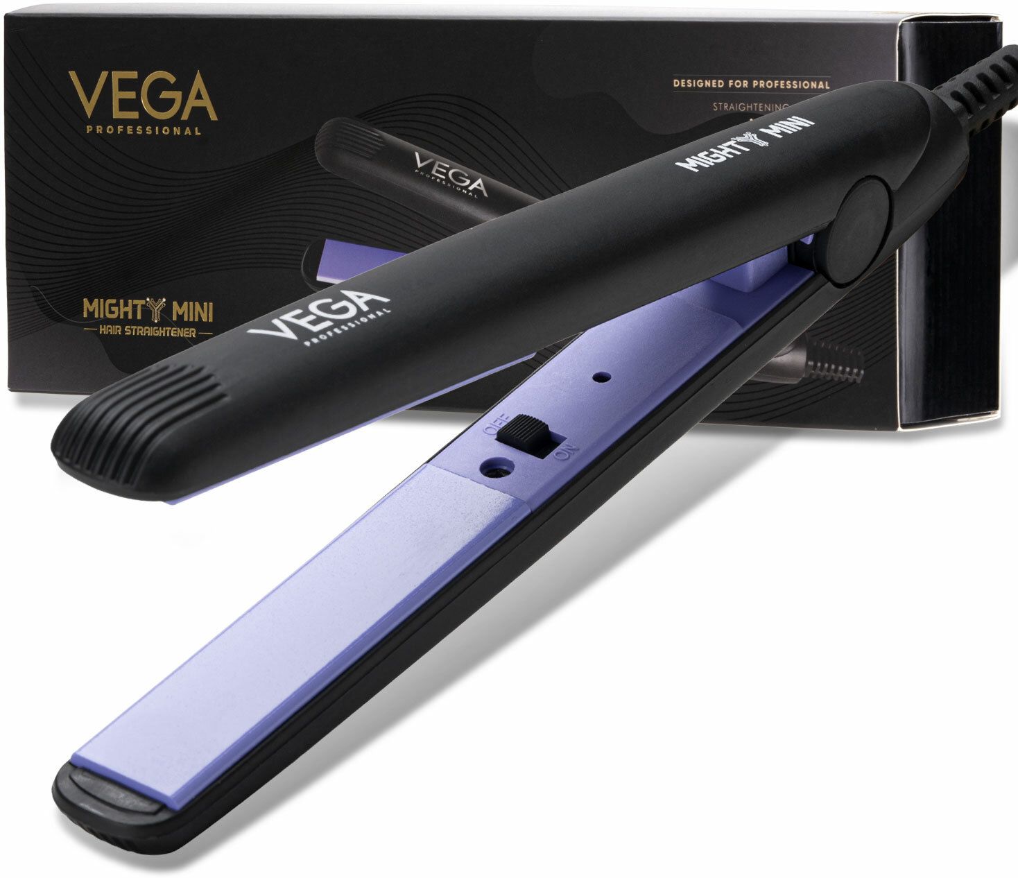 Vega Professional Mighty Mini Hair Straightener-Black VPVHS-10 Hair Straightener-image-6