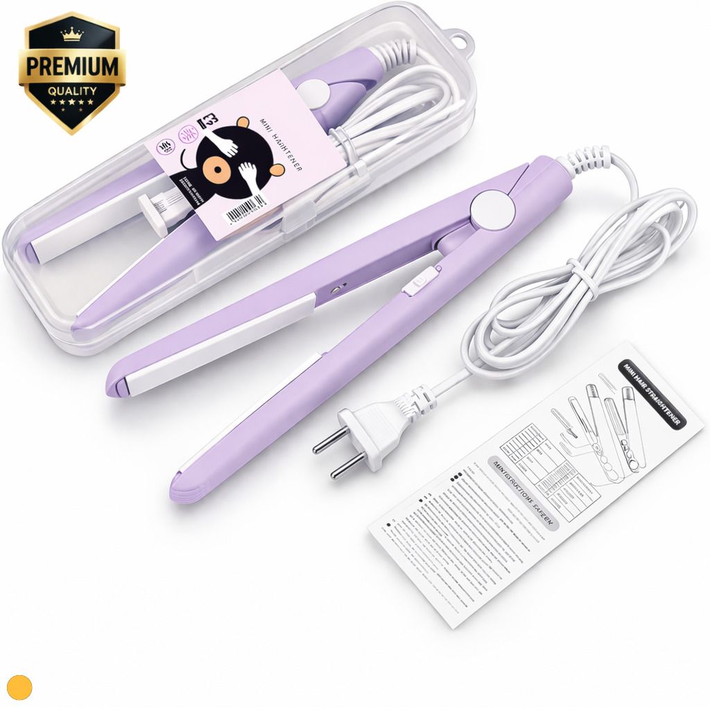 skrynnzer Hair Straightener Mini Travel Smart Hair Iron Hair Straightener-image-35
