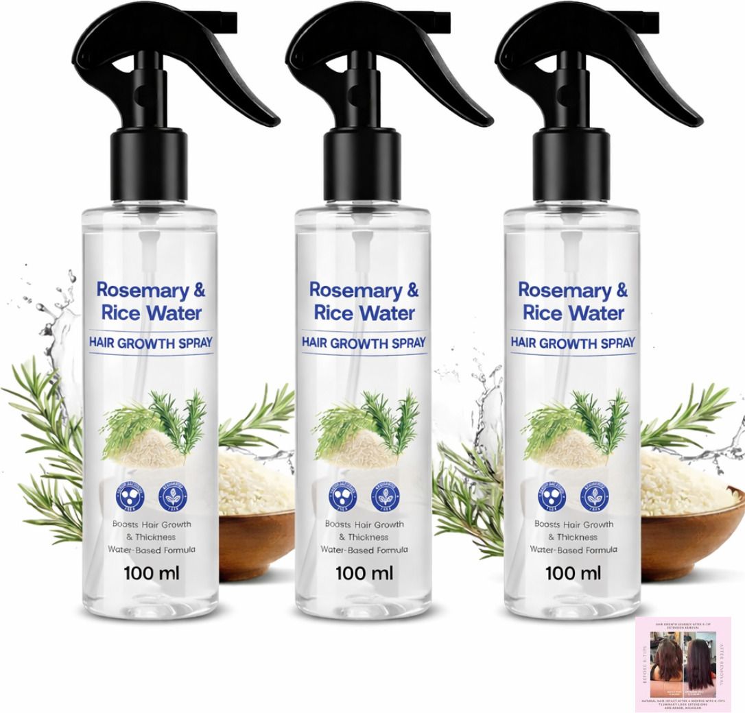 bralcon ROS Rice Water Spray for Hair Growth & Root Repair Care Hair Styler-picture-45