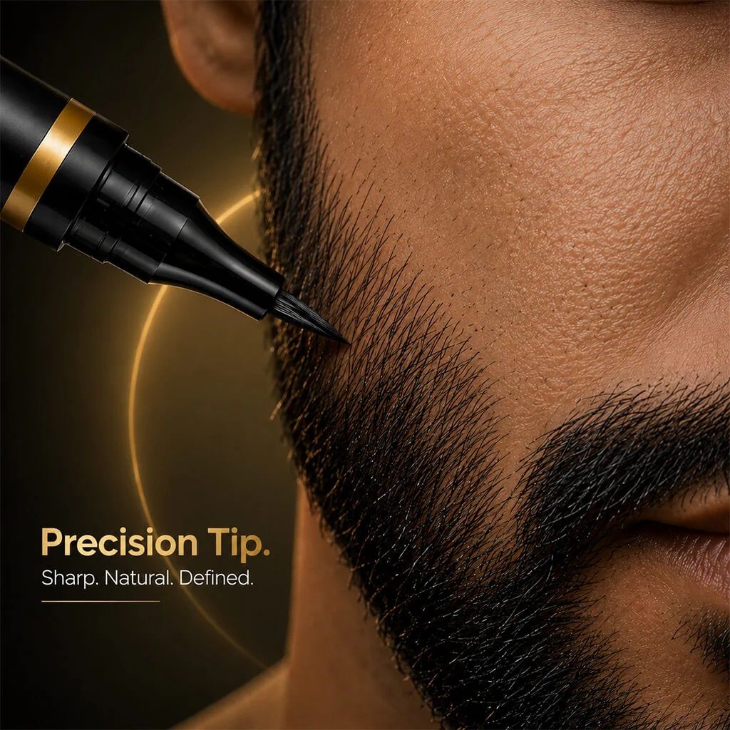 evererin Eyebrow Pencil Beard Pen:Long Lasting Waterproof Filler Beard pen Hair Styler-picture-46