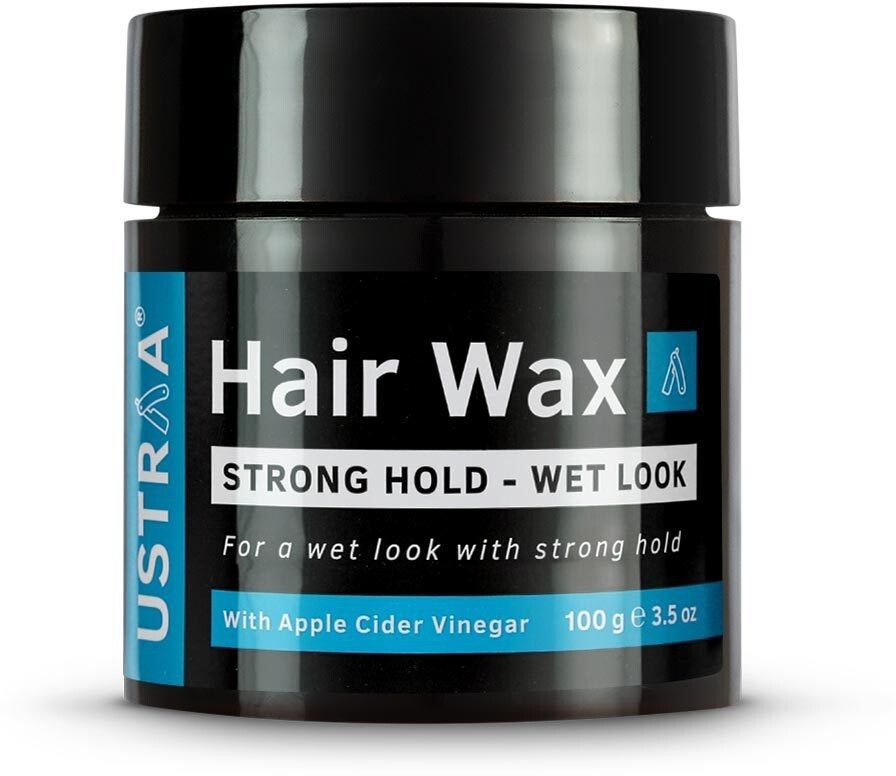 ustraa Strong Hold Hair Wax For Men - Wet Look | Non-greasy wax | Strong Hold Hair Styler-picture-18