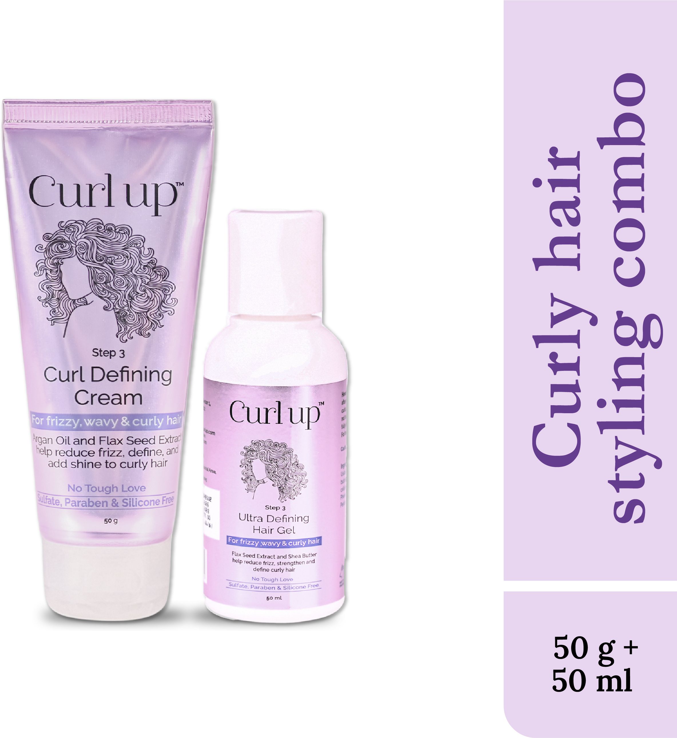 curl up Styling Combo With Curl Cream & Hair Gel (Combo of 2) Hair Styler-picture-27