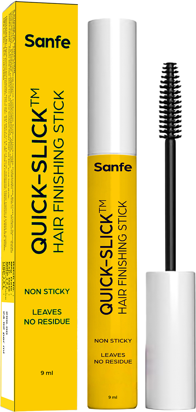 Sanfe Quick Slick Hair Finishing Stick For Women, Anti Flyaway for Smooth, Non-Greasy, and Non-Oily Look