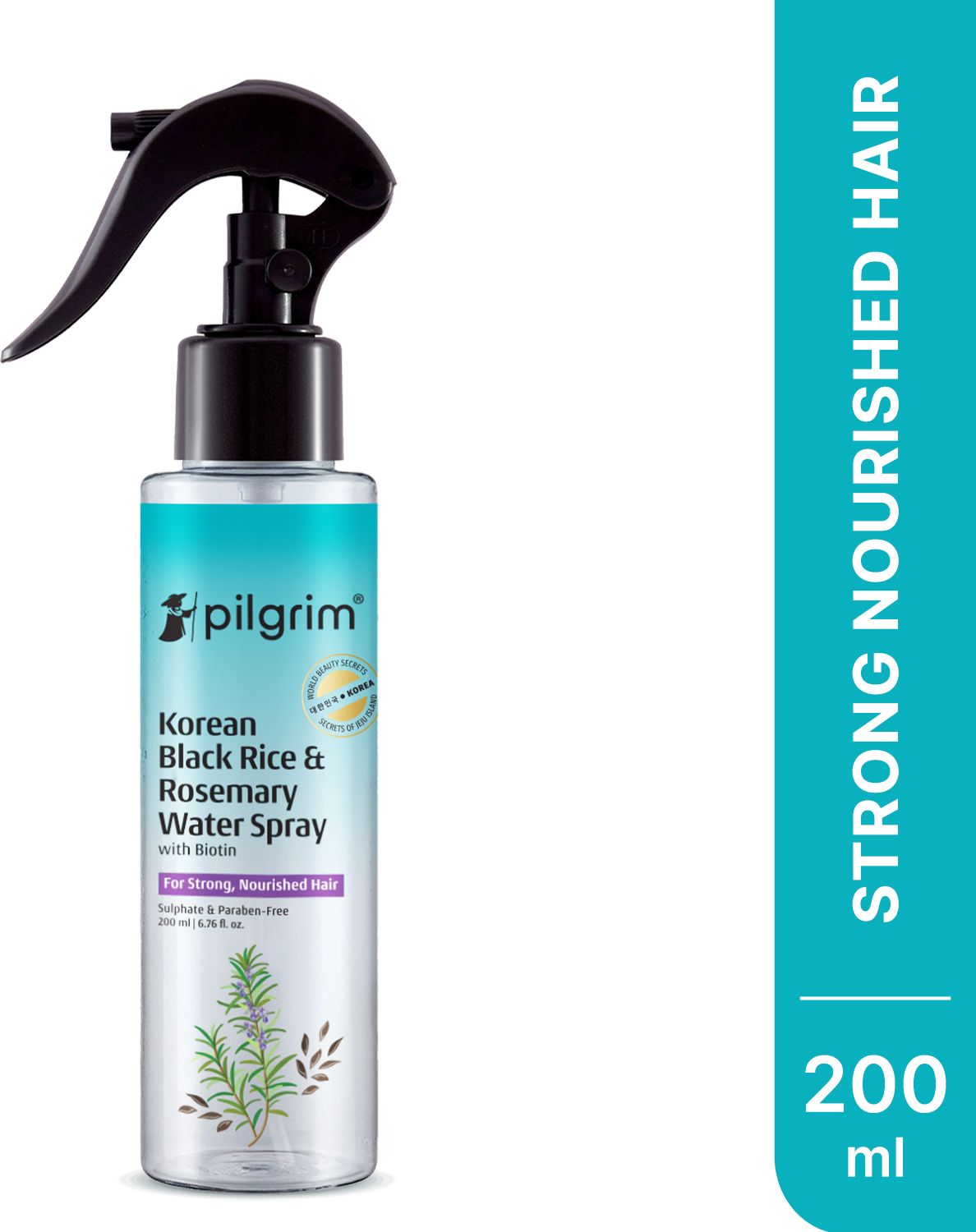 pilgrim Korean Black Rice and Rosemary Water Spray For All Hair Types Hair Styler-picture-12