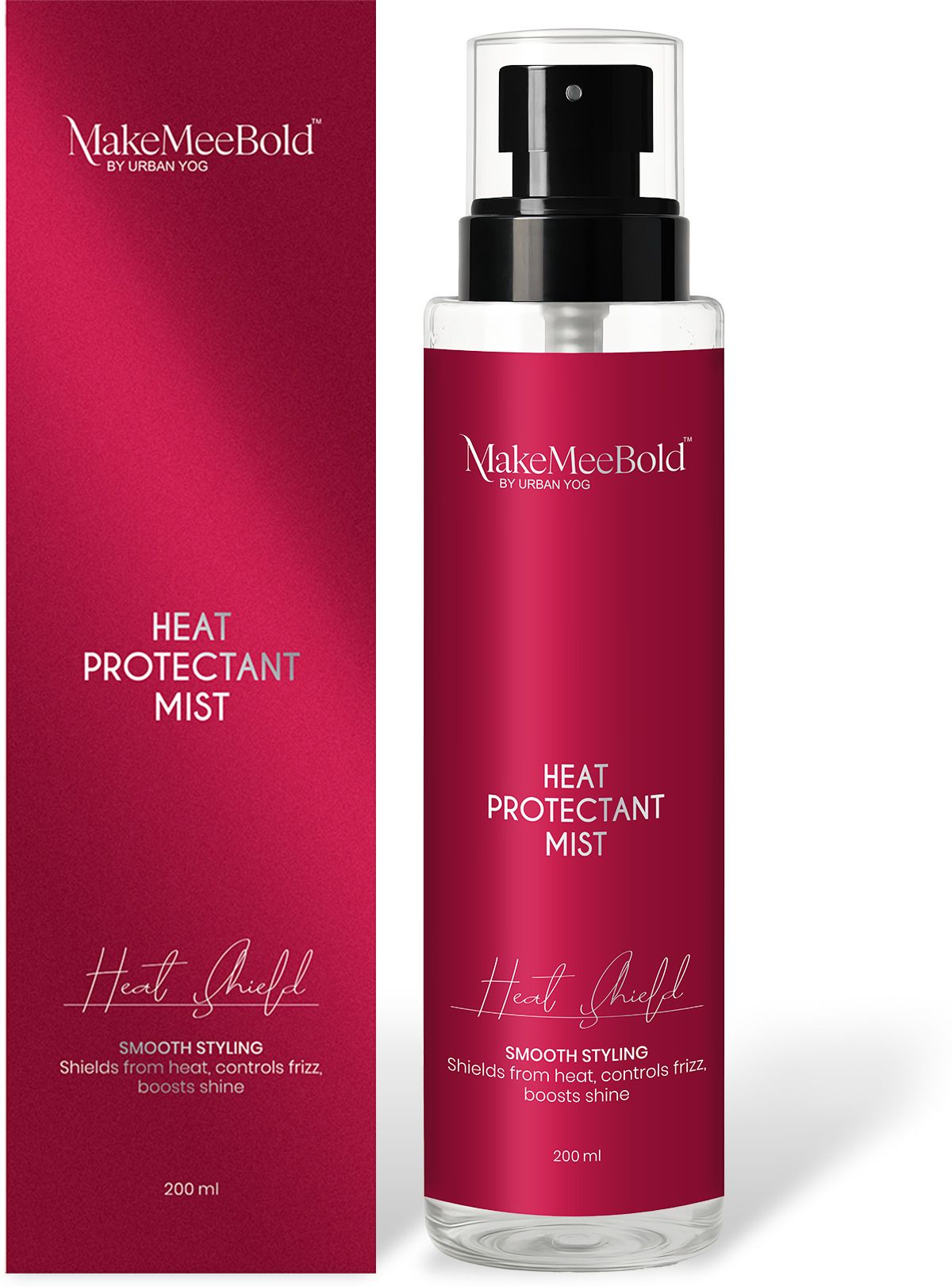 Heat Protectant Hair Mist with Aloe Vera & Vitamin E | Frizz Control Hair Styler Hair Styler-image-20