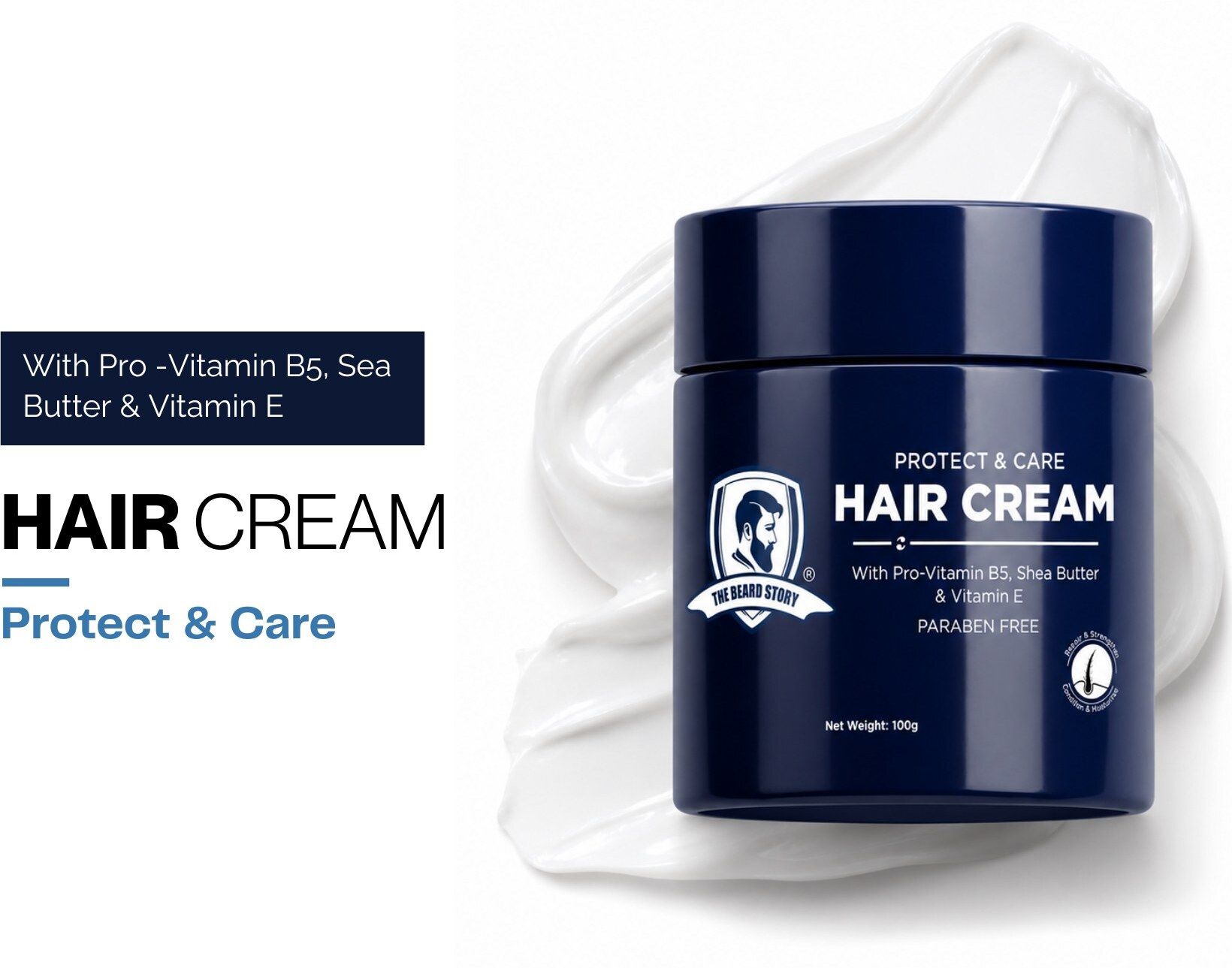 the beard story Ultimate Men For Styling, Soft & Silky, With Uv Protect Vitamin B5 Hair Styler-picture-15