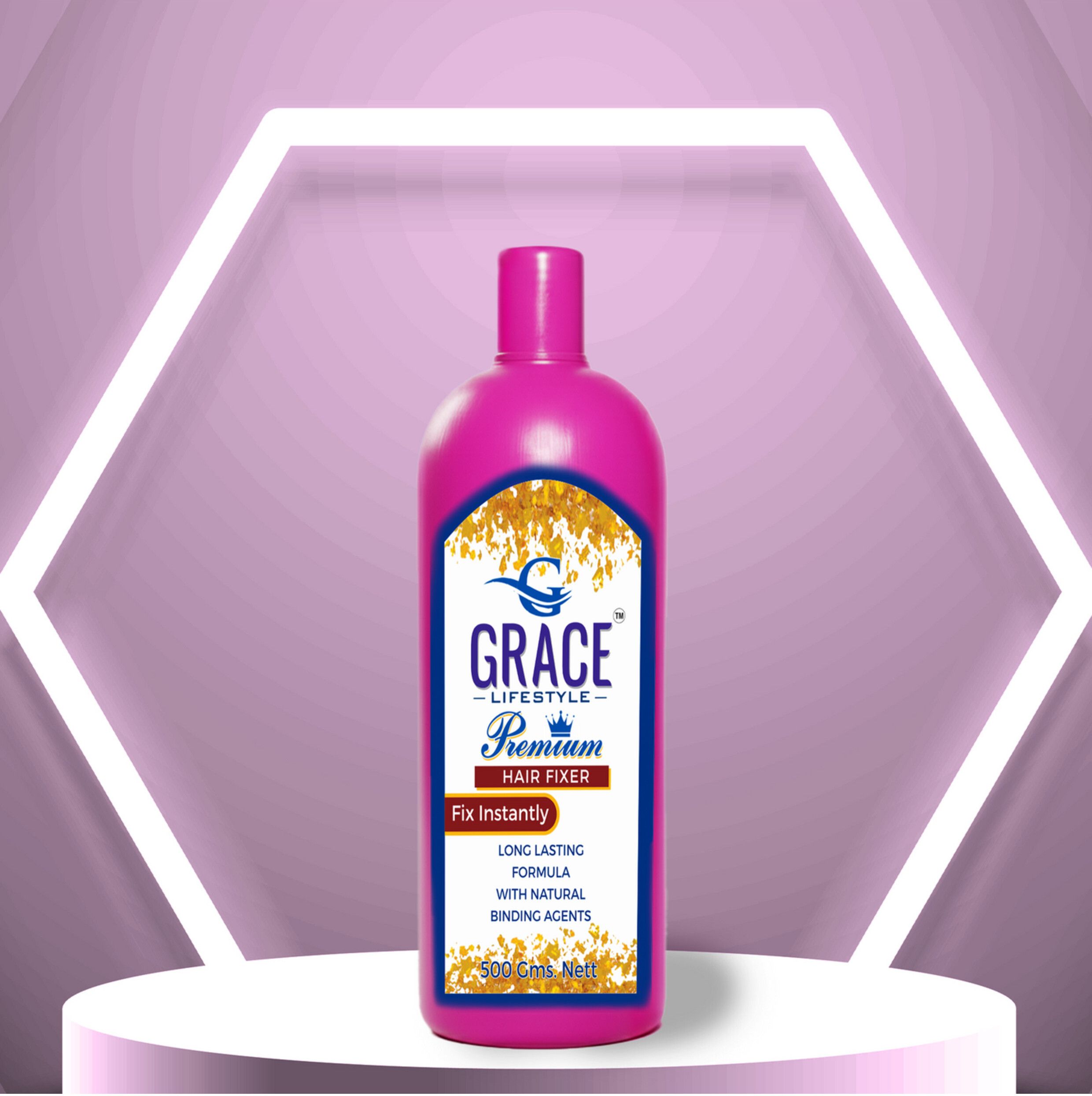 Premium Hair Fixer - Long Lasting Formula with Natural Binding Agents Hair Styler-image-7