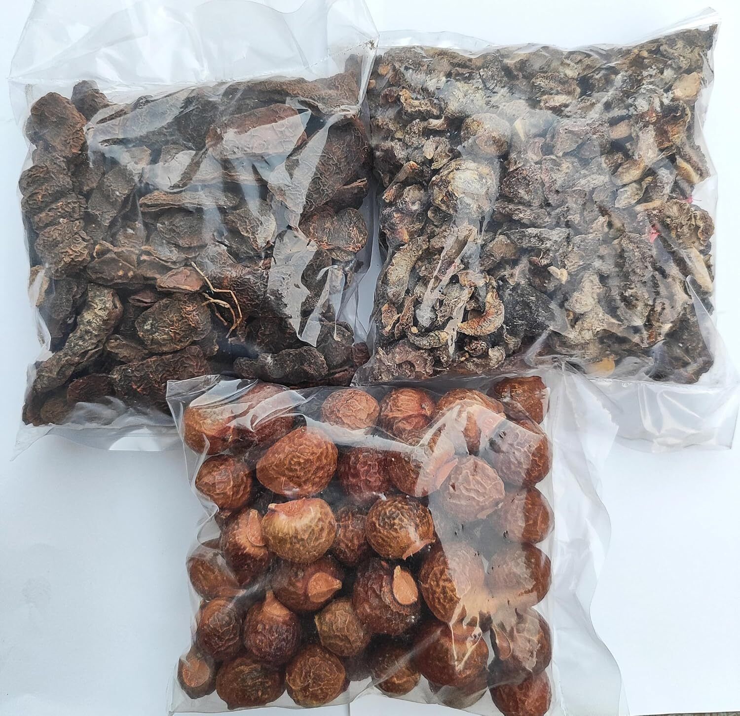 Ayurvedic Reetha, Amla, Shikakai Raw Trio - Nourishing, Cleansing