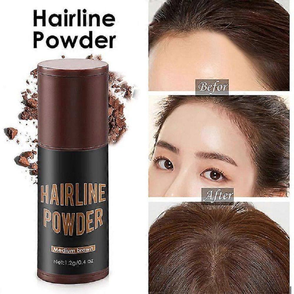 Root Touch-Up Powder Quickly Cover Hair Fall Hair Root Eyebrow Stencil-image-30