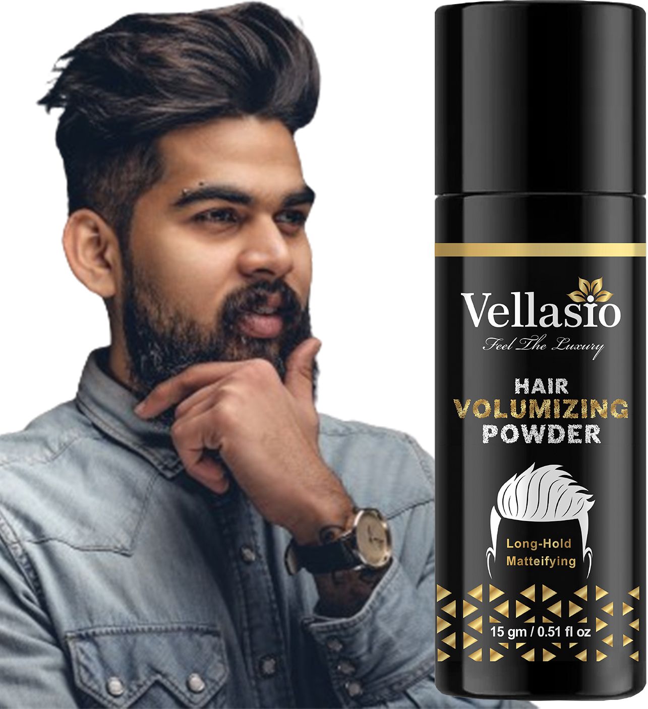 Hair Volumizing Powder Wax with Strong Hold | Matte Finish for 24 Hours VOLUMIZER Strong Hold Hair Volumizer Powder-Wax Extreme Hair Volumizer Hair Volumizing Powder Wax-image-37