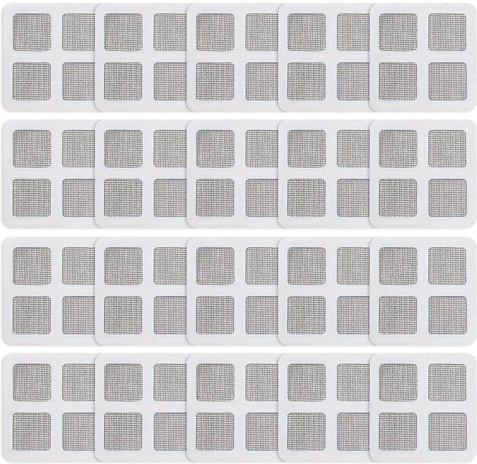 Disposable Hair Catcher Mesh Stickers 20 Pcs Hair Wash Basin