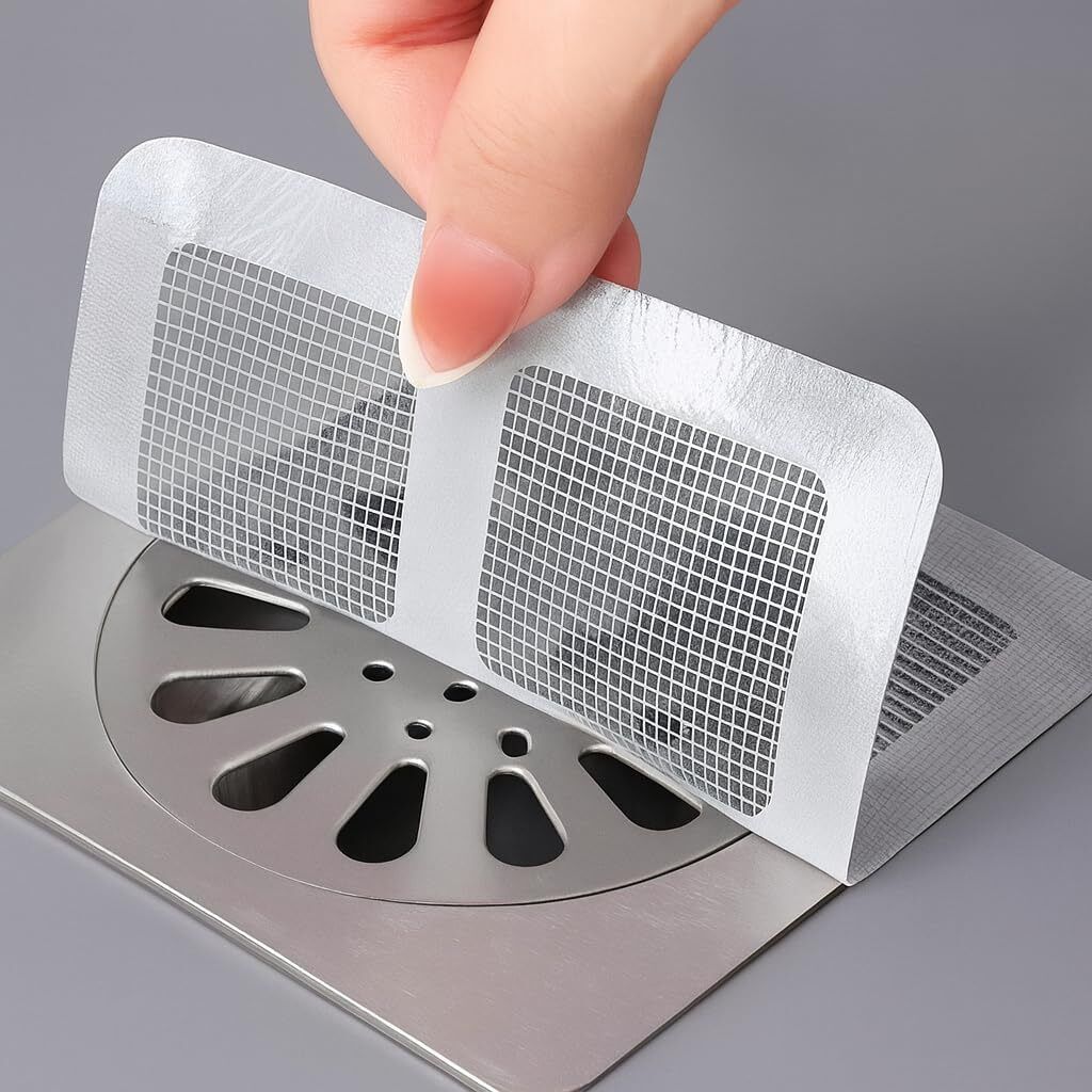 Pcs 10 Disposable Shower Drain Cover Hair Catcher Mesh Stickers, Bathroom Hair Wash Basin