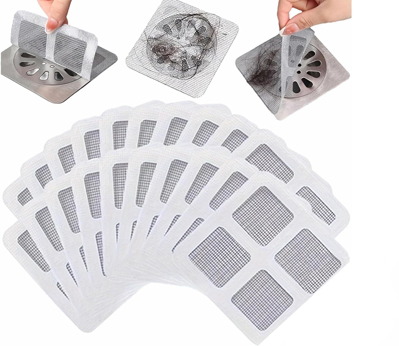 avr plus 25Pcs Bathroom Drain Cover Hair Catcher Drainage Jali Kitchen & Bathroom Sink Hair Wash Basin-picture-10