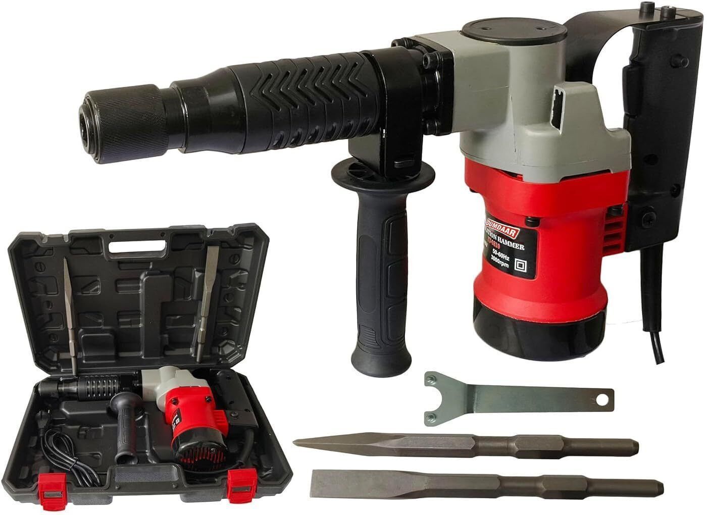 5.6kg Demolition Hammer Copper Armature and Coil Rotary Hammer Drill-image-30