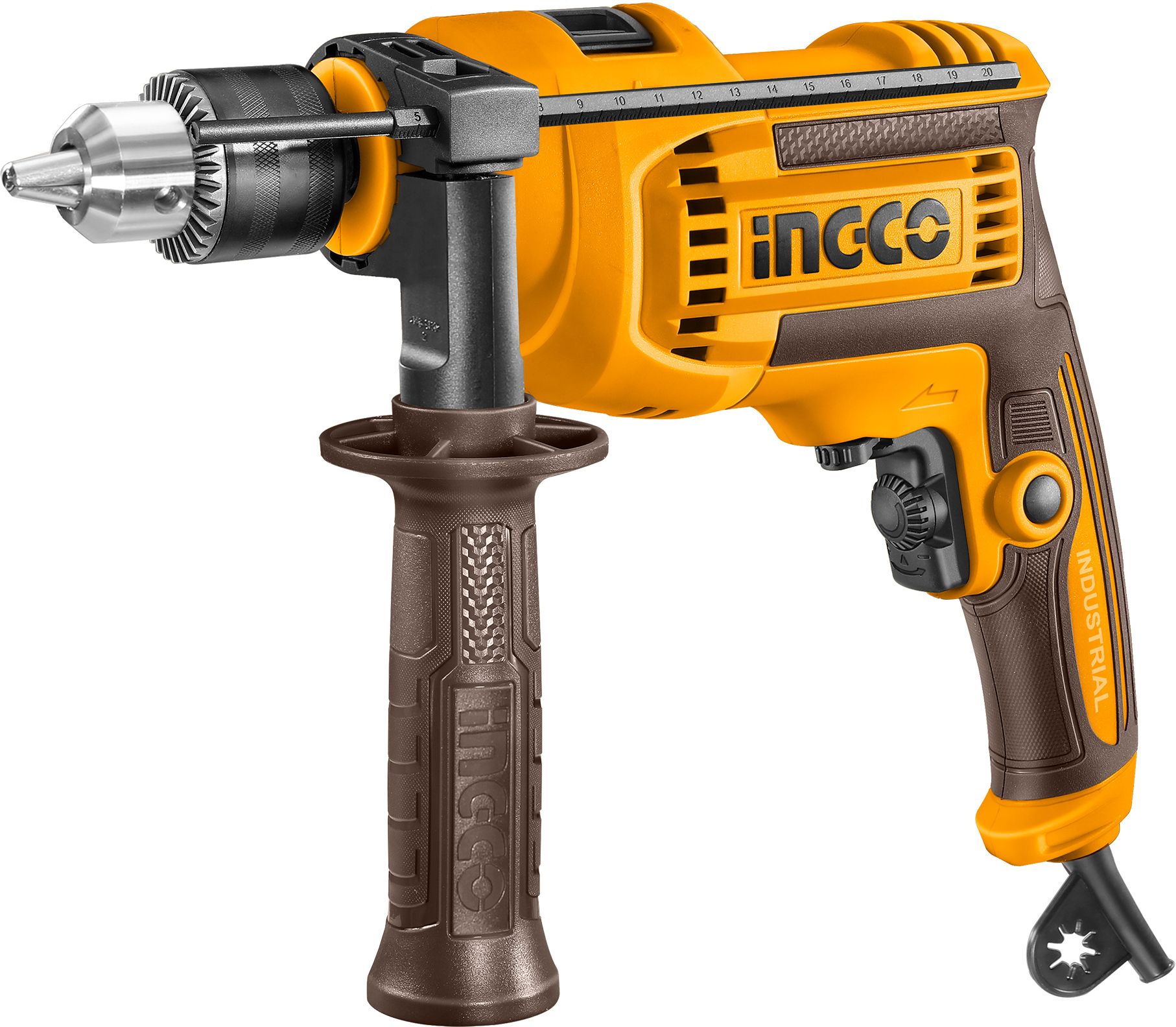 710W Impact Drill with Hammer Function, Variable Speed Control, Hammer Drill-image-10