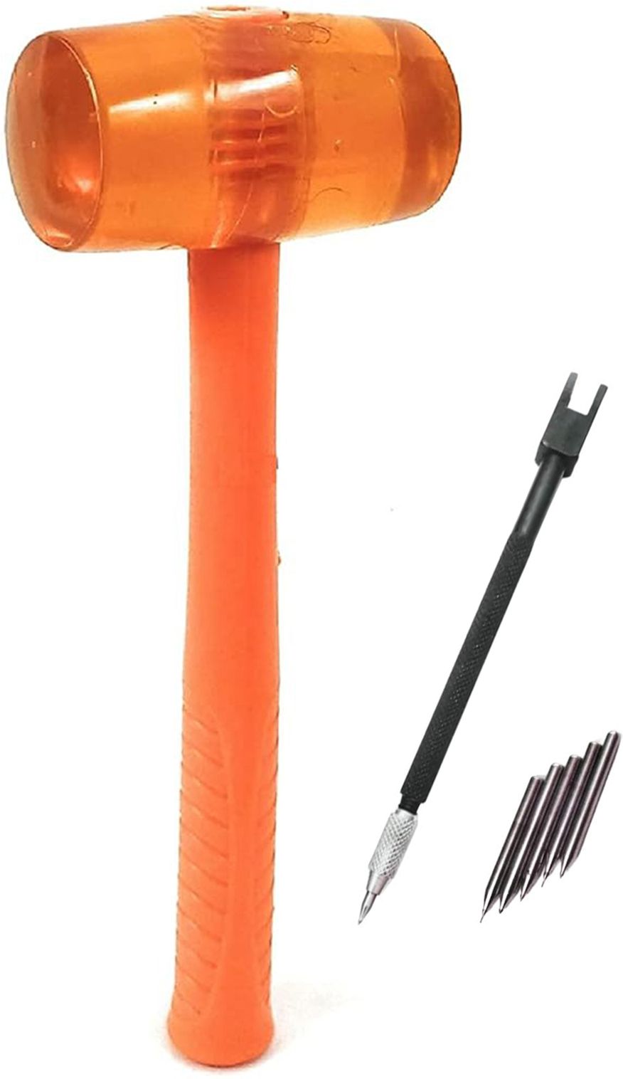 kiesh THC05 Rubber Mallet Tile Hammer with Tile Cutter Pencil Soft Face Hammer for Tiles Mallet-picture-6