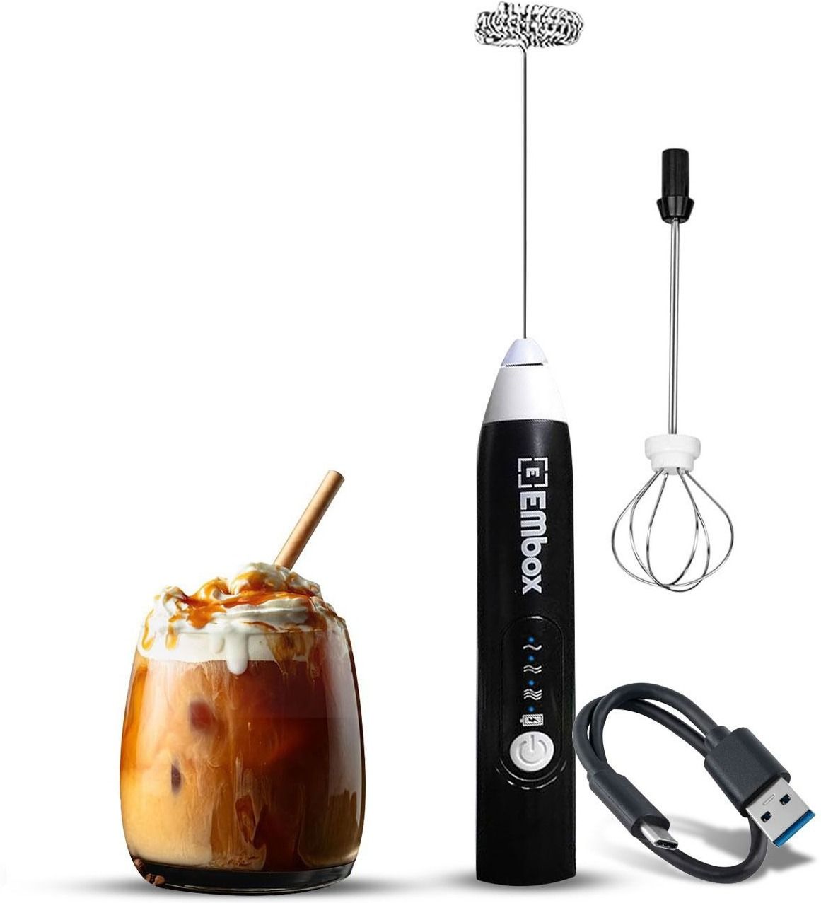 50 W Black Electric Whisk, Hand Blender, Stand Mixer-image-19