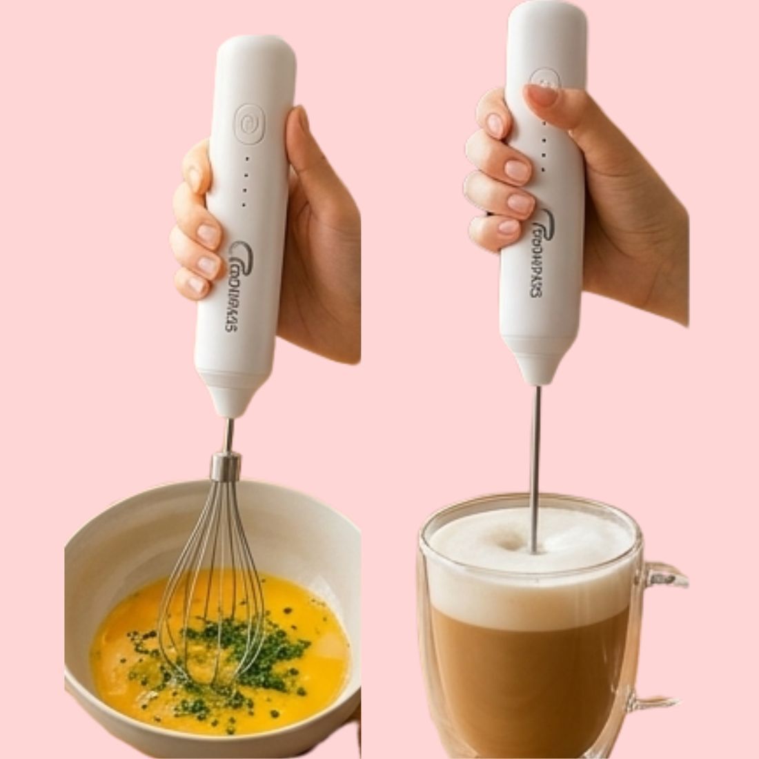 50 W White and Black Electric Whisk, Hand Blender, Stand Mixer-image-11