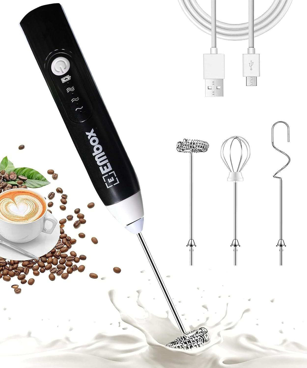 200 W Black Hand Blender