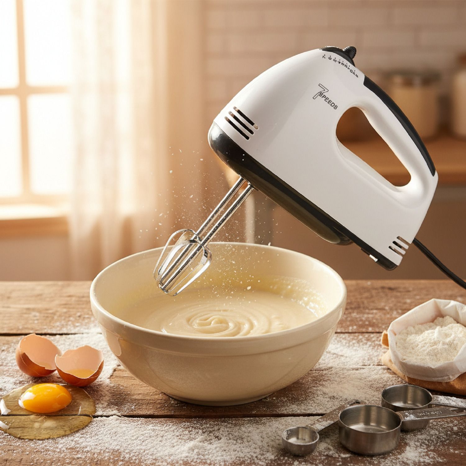 260 W White Electric Whisk, Hand Blender-image-26
