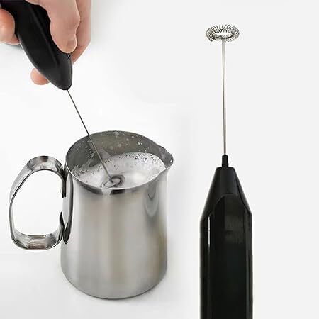 Electric Milk Frother with Stand Handheld Whisk Beater Foam Maker for Mocktails Full Cake Maker Cake Maker
