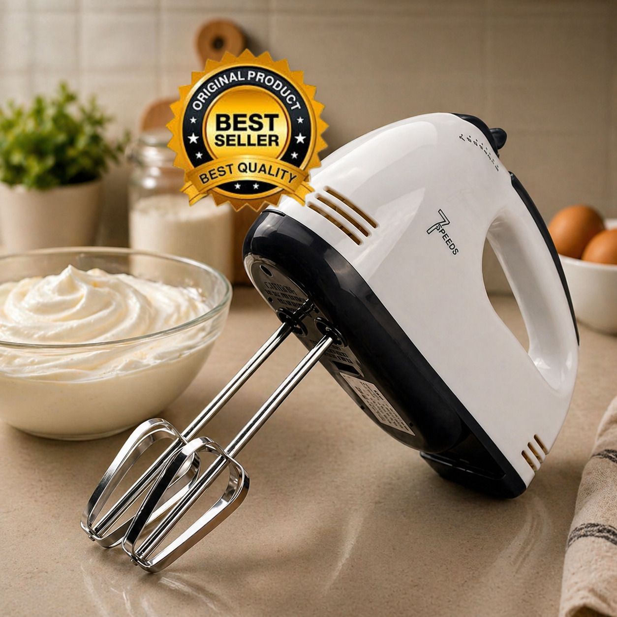 220 W White Electric Whisk, Hand Blender-image-27