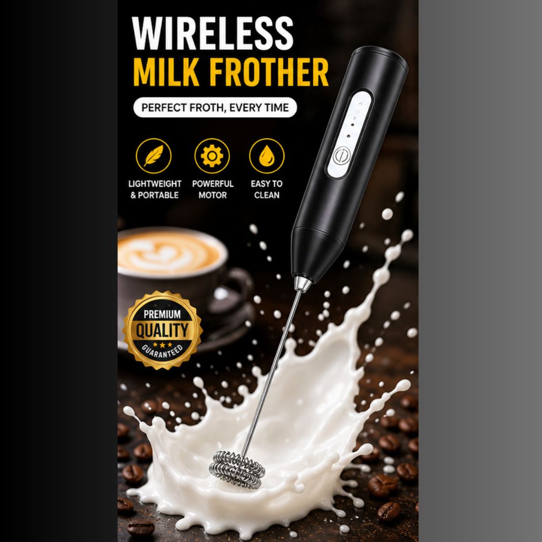 50 W Black Electric Whisk, Hand Blender-image-2