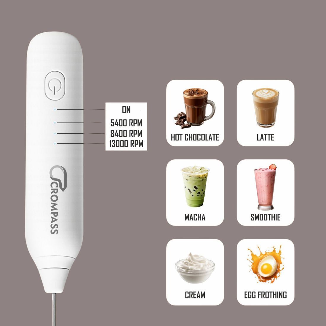 50 W White and Black Electric Whisk, Hand Blender, Stand Mixer-image-42