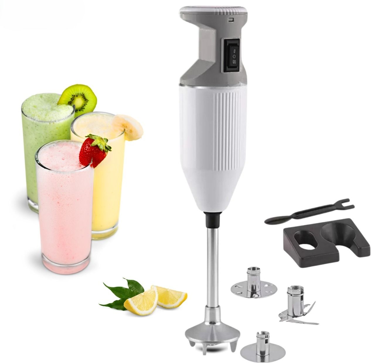 250 W Grey & White Hand Blender, Electric Whisk-image-22