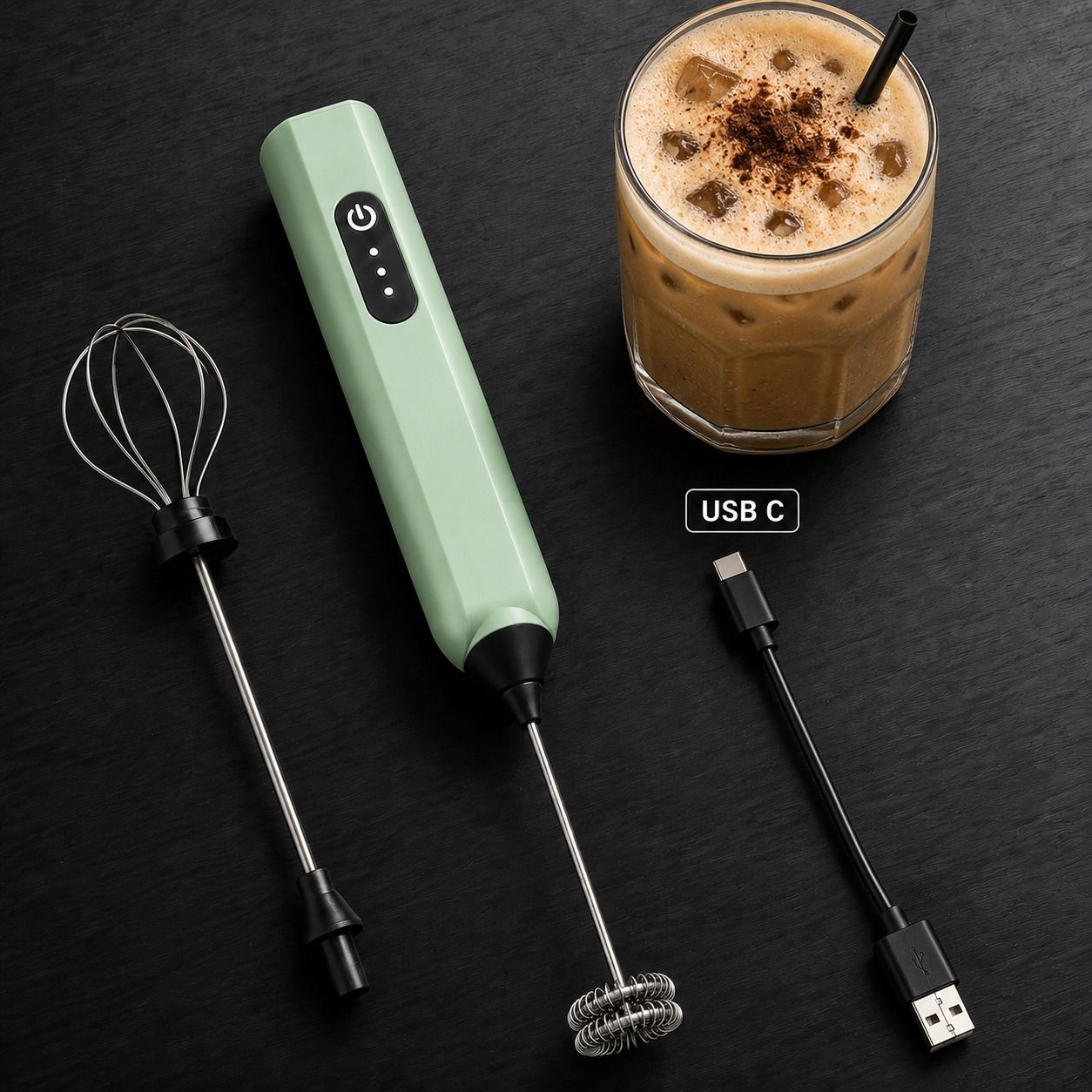 50 W Green Electric Whisk, Hand Blender-image-23