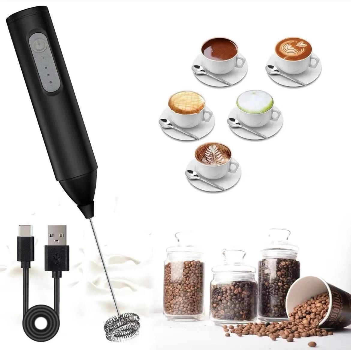 finaro 50 W Black Electric Whisk, Hand Blender-picture-13