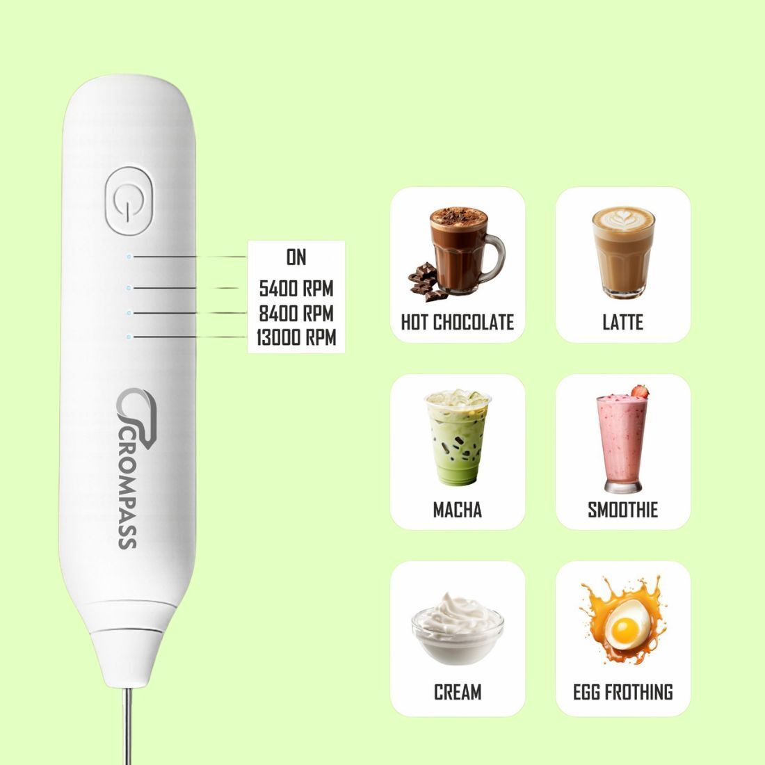 50 W White and Black Electric Whisk, Hand Blender, Stand Mixer-image-41