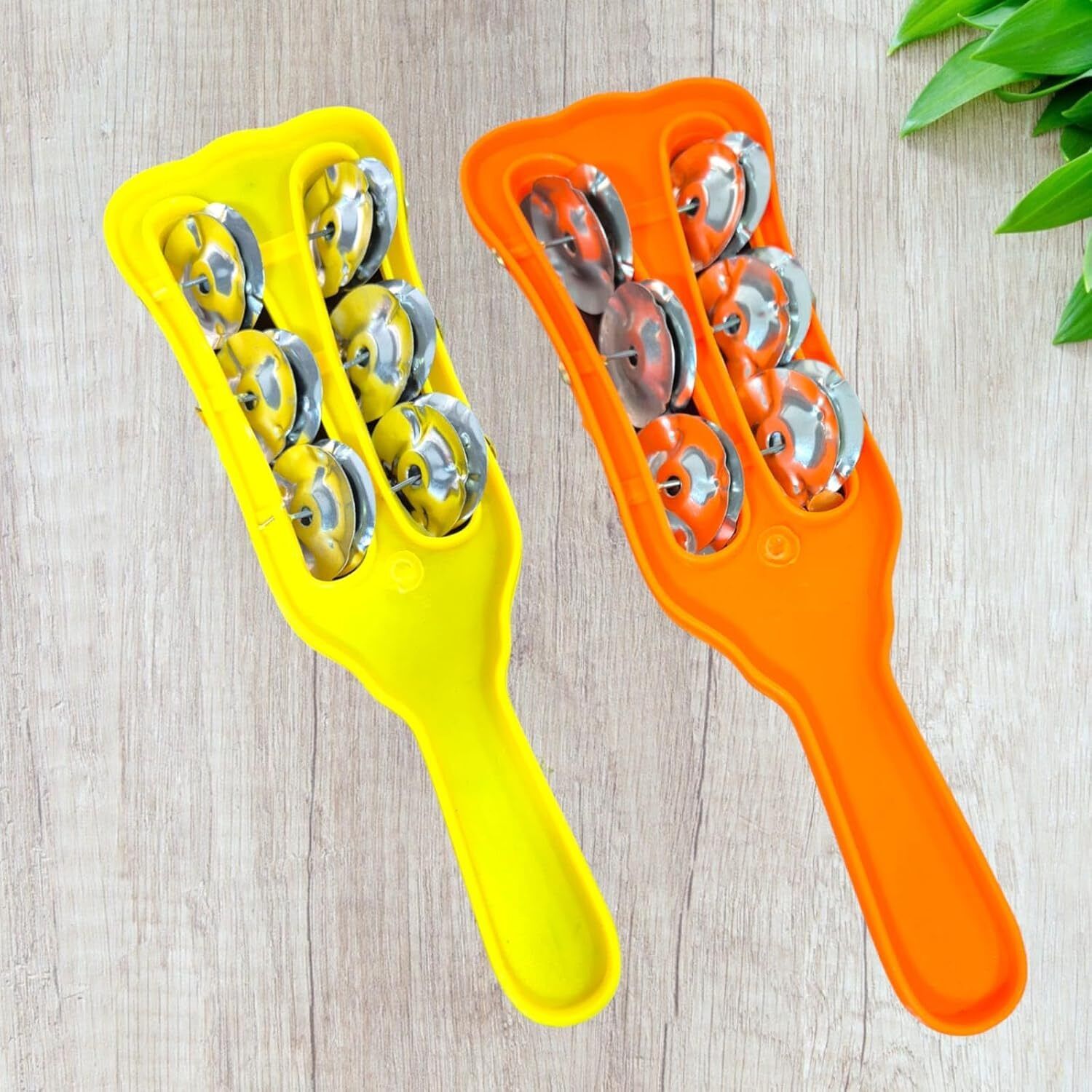 pleasure Three Line Jingle Bell Majira Music Instrument for Aarti Kirtan pck2 Clash Cymbal-picture-48
