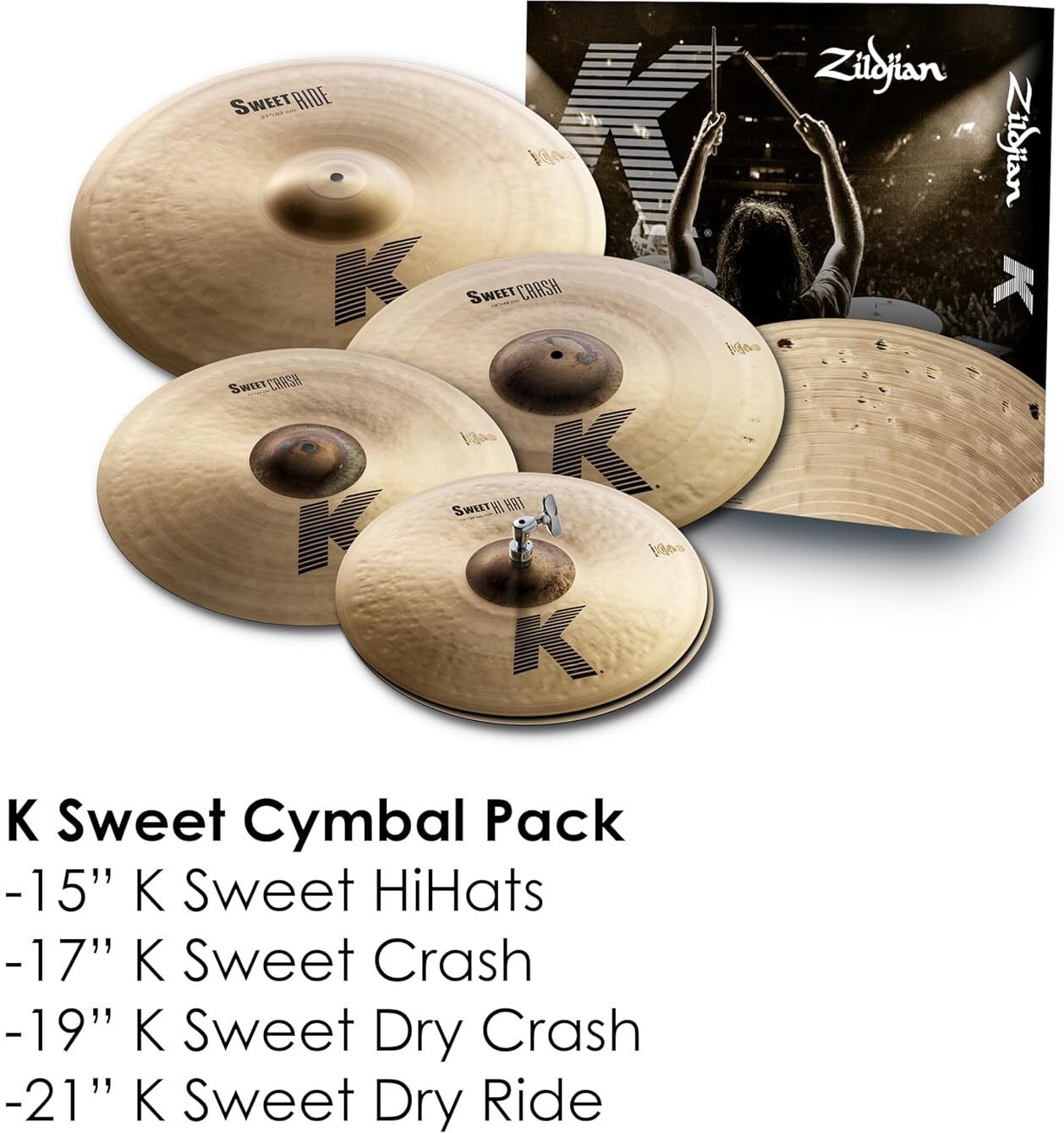 zildjian KS5791 Cymbal Variety Package Clash Cymbal-picture-27