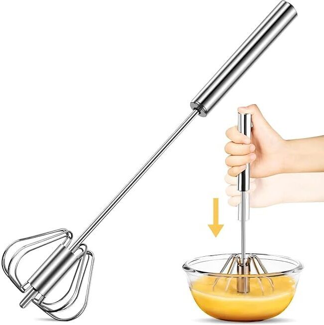 Stainless Steel Mixi/Beater Multipurpose for Lassi, Egg Beater, Hand Blender Butter Maker Churn-image-19