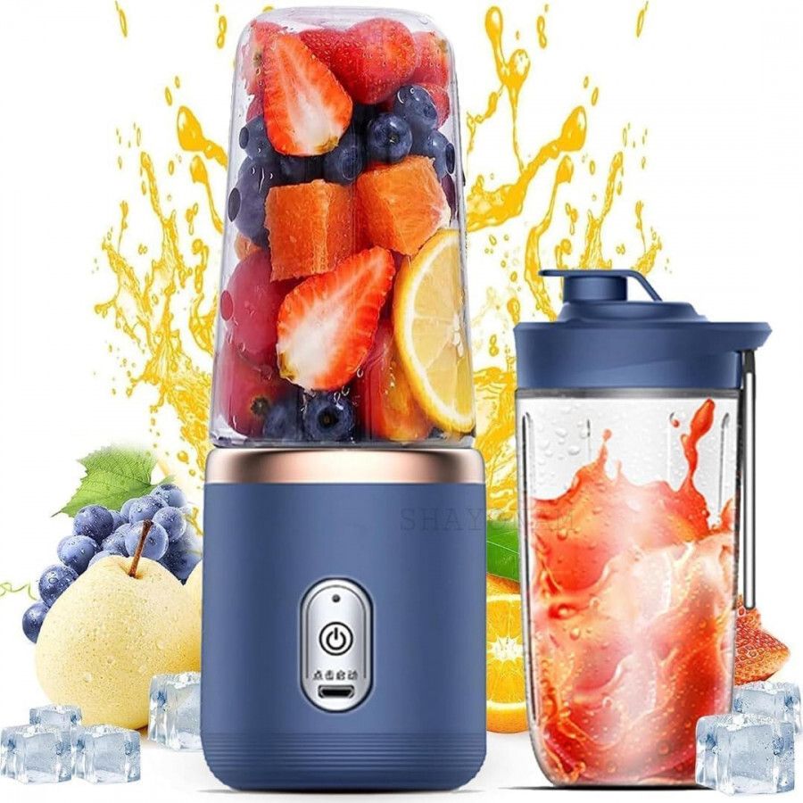 Portable Wireless USB Rechargeable Blender Mixer Juicer Jar-image-34