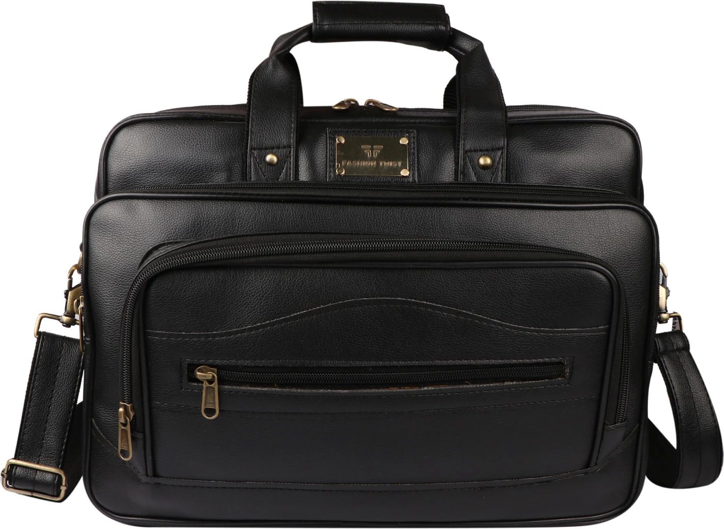 Men Black Messenger Bag-image-38