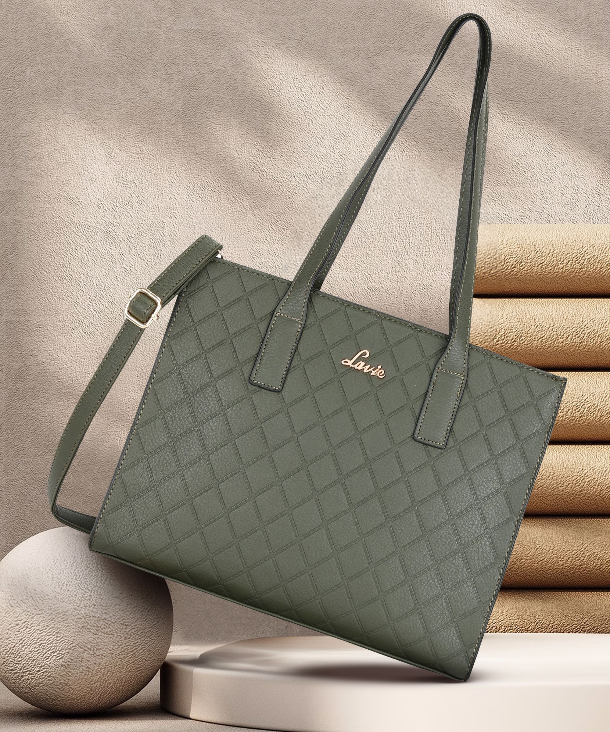 Women Green Satchel - Extra Spacious-image-39